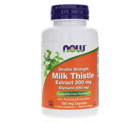 Silymarin Milk Thistle Extract 300 Mg Double Strength, NOW